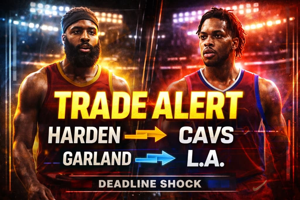 Blockbuster: James Harden Traded to Cavaliers in Shock Move