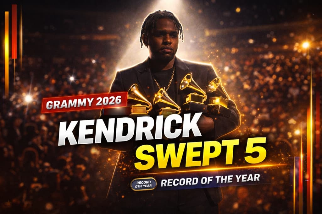 Grammy 2026: Kendrick Lamar’s 'Five-Star' Night Reshapes Hip-Hop History