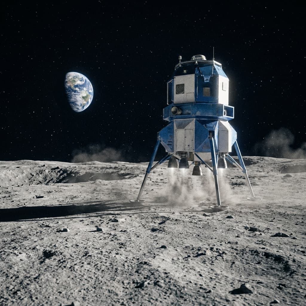 Touchdown: 'Blue Ghost' Lander Successfully Reaches the Moon